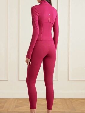 lululemon athletica Bright Hot Pink NULU Leggings